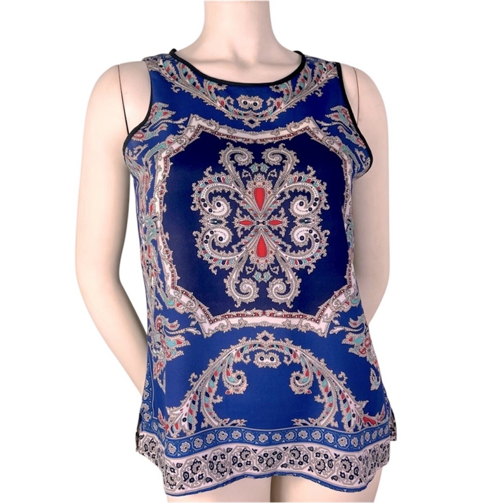 Violet + Claire Paisley Top Small Sleeveless BEAUTIFUL